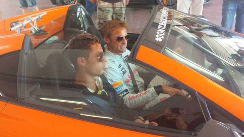 Vídeo: Cristiano Ronaldo y Jenson Button, de ‘drifting’ en el Jarama