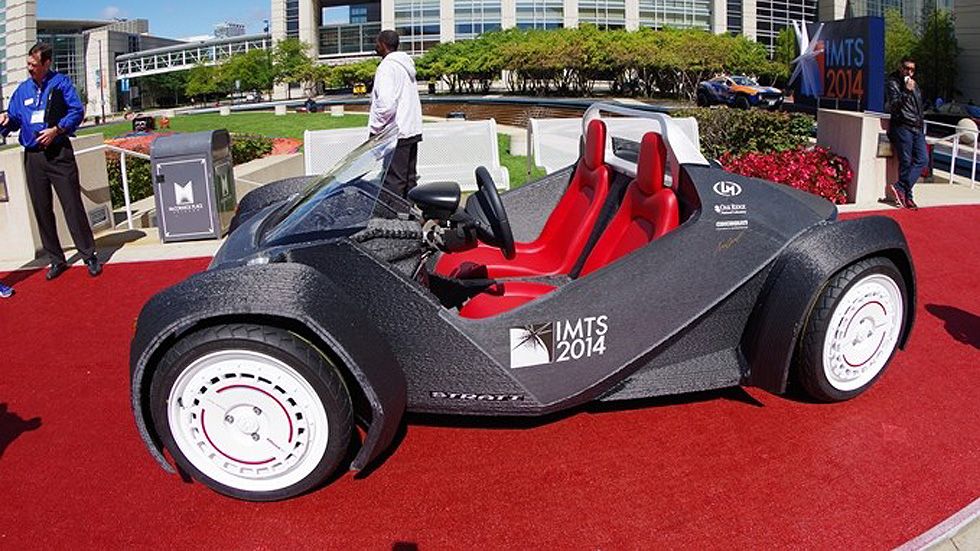 Conducen el primer coche impreso en 3D