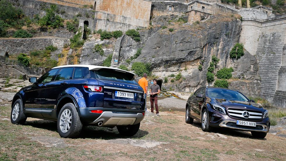 Comparativa: Mercedes GLA 220 CDI 7G-DCT 4Matic vs  Range Rover Evoque TD4 5p 4x4 Pure Aut.