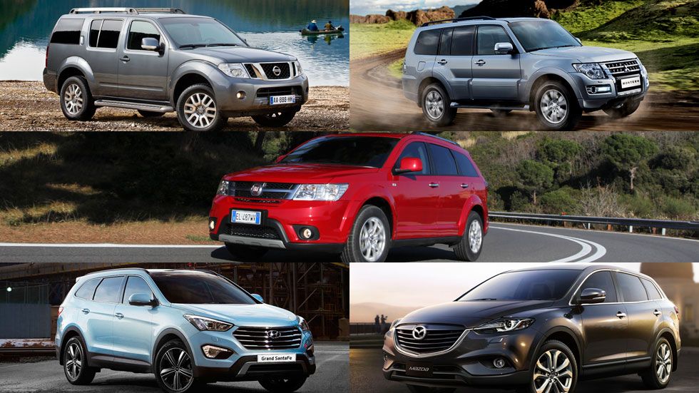 Los grandes SUV de 7 plazas más baratos