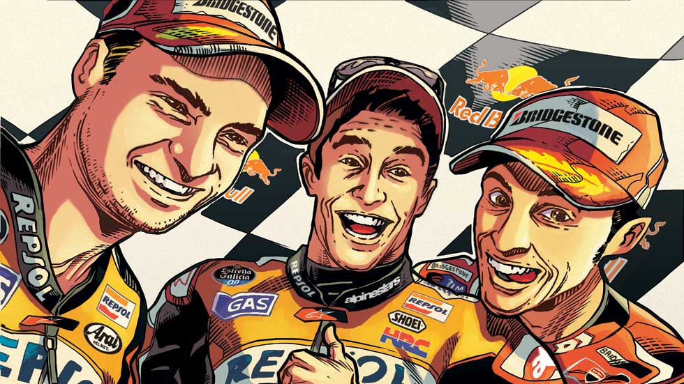 Revive el Mundial de Motociclismo 2014 con el cómic ‘El año de los récords’