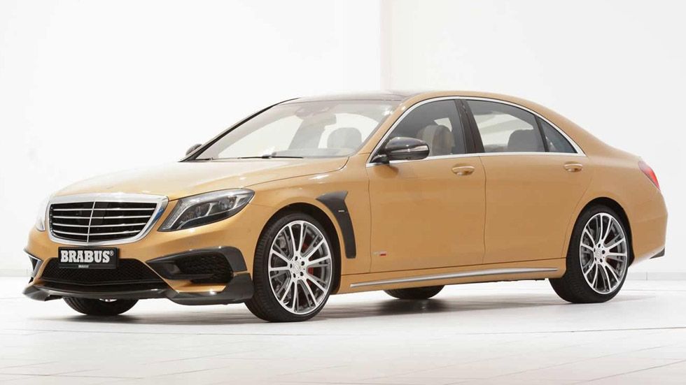 Brabus Mercedes-Benz S63 AMG, rabia dorada hasta los 400 km/h
