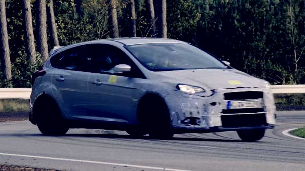 Ford Focus RS 2015, para ir de lado en todas las curvas (vídeo)