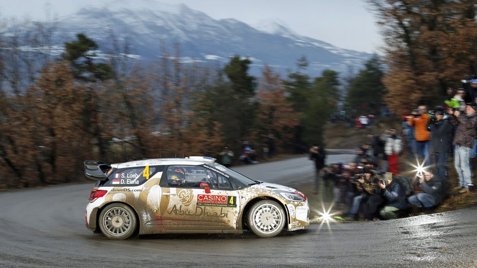 Rallye de Montecarlo – jueves: Loeb, sorprendente líder inicial