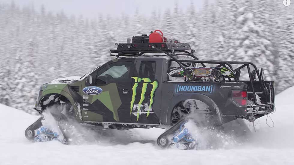 Vídeo: Ken Block se va a la nieve con su nuevo juguetito
