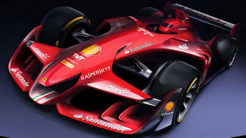 Así ve Ferrari su monoplaza en la Fórmula 1 del futuro