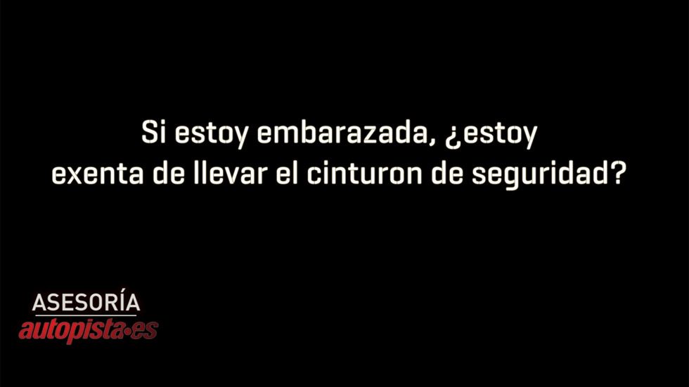 Si estoy embarazada, ¿estoy exenta de llevar el cinturón de seguridad?