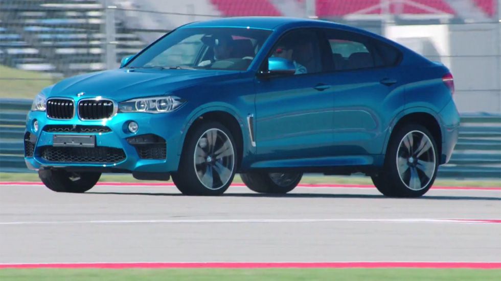 Vídeo: El BMW X6 M, a tope en circuito