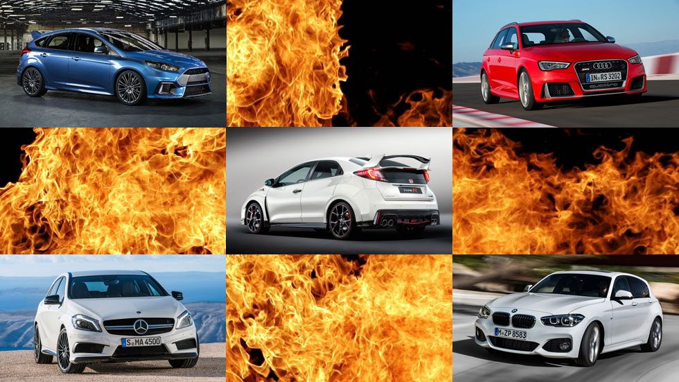 Los 5 compactos deportivos más potentes del momento