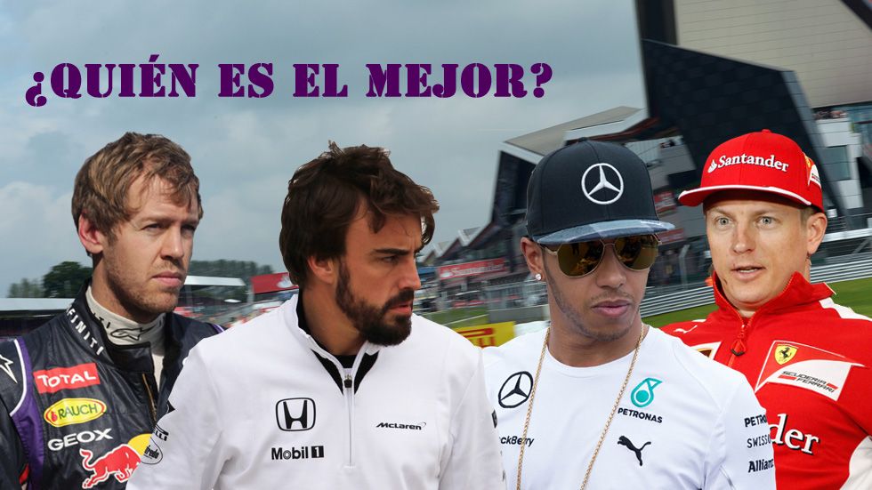 Alonso, Hamilton, Vettel y Räikkönen: el mejor, según las estadísticas