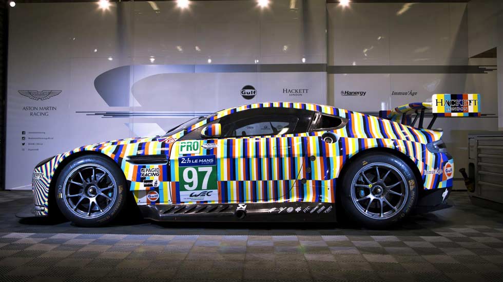Aston Martin Vantage GTE Rehberger, arte y color para Le Mans 2015