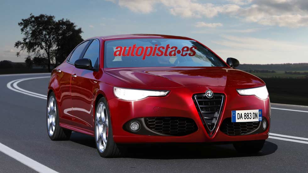 Alfa Romeo Giulia, el sustituto del 159 ya muestra sus armas de seducción