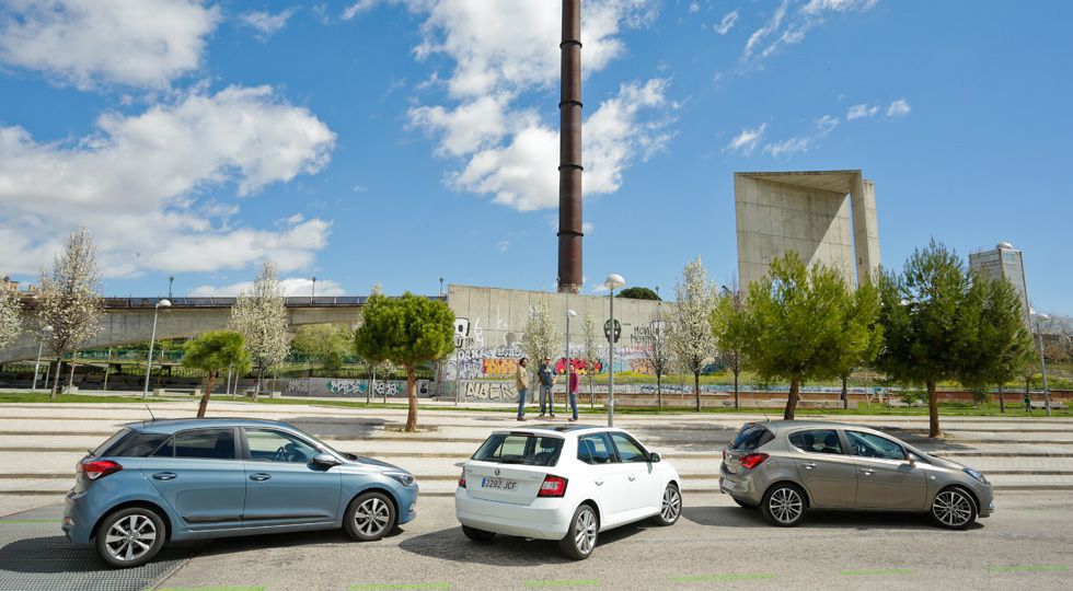 Comparativa: Hyundai i20 contra Opel Corsa 1.3 CDTi y Skoda Fabia 1.4 TDi