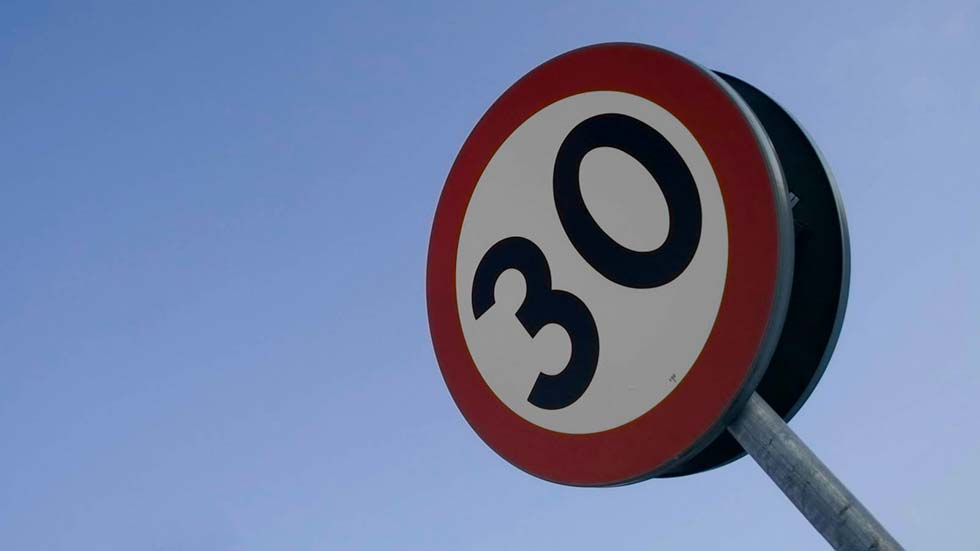 En las calles a 30 km/h: muy pronto en su ciudad