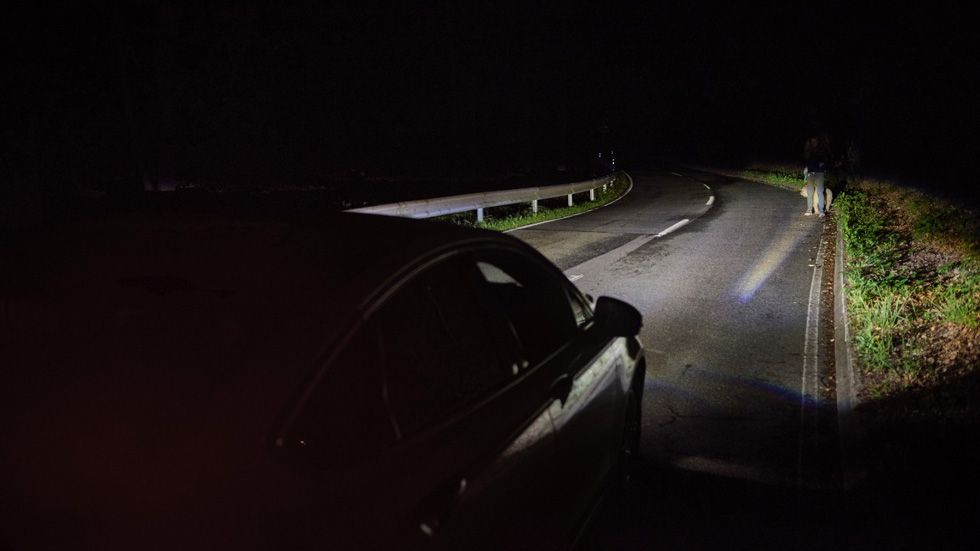 Sistema de detección de peatones en la oscuridad de Ford, que se haga la luz