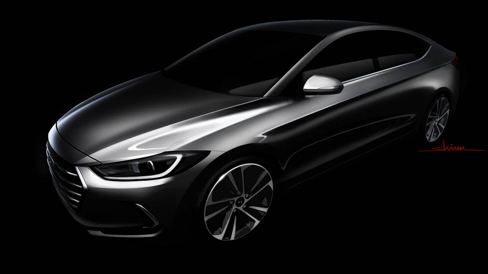 Hyundai Elantra 2016, primera imagen