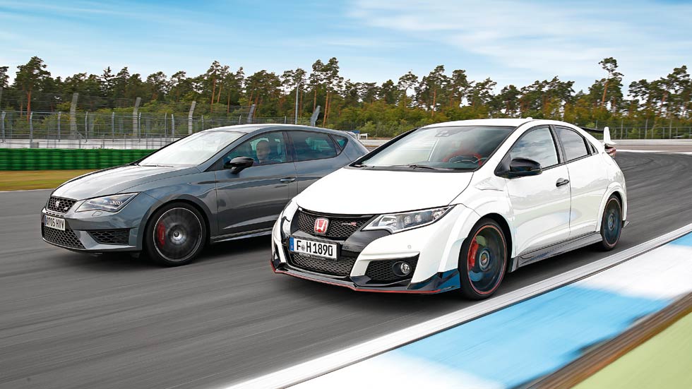 Honda Civic Type R vs Seat León Cupra, impetuosos