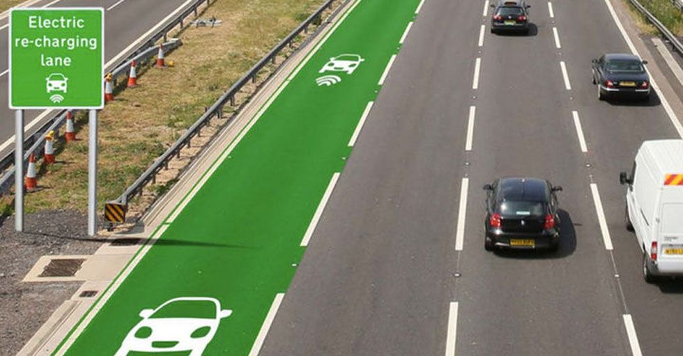 Autopistas con recarga inductiva para coches eléctricos