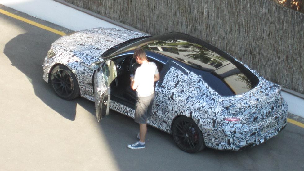 El nuevo Mercedes Clase C Coupé, cazado de pruebas por Ronda
