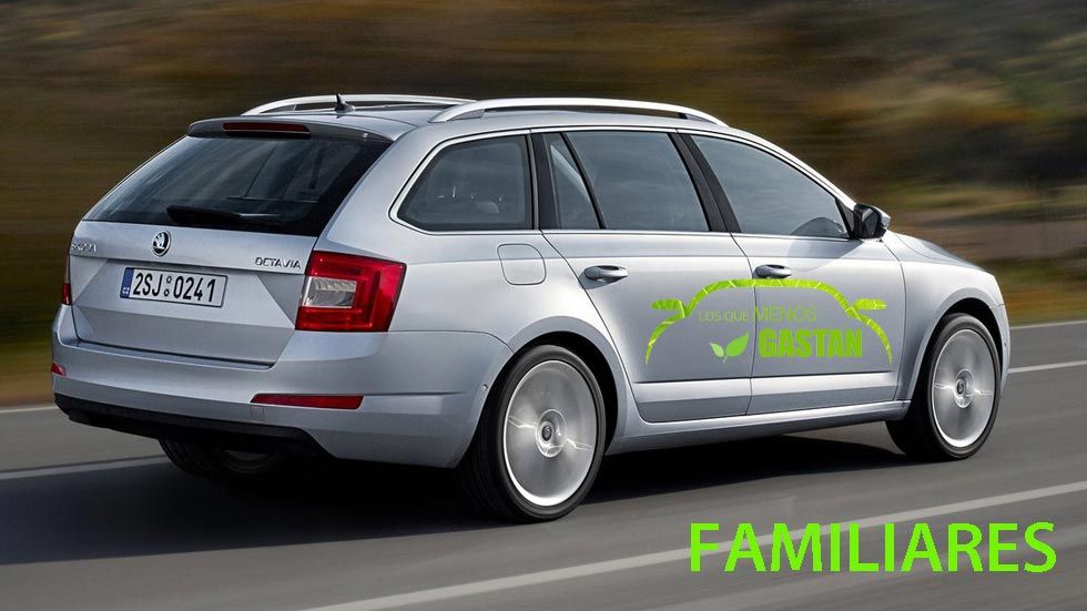 Los coches familiares que menos consumen