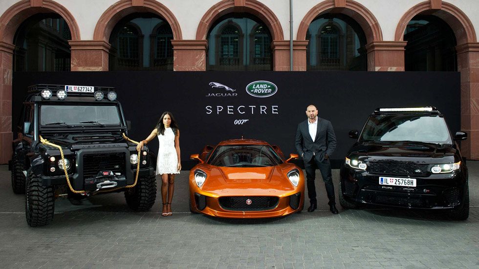 Los coches de Jaguar-Land Rover del film Spectre de James Bond