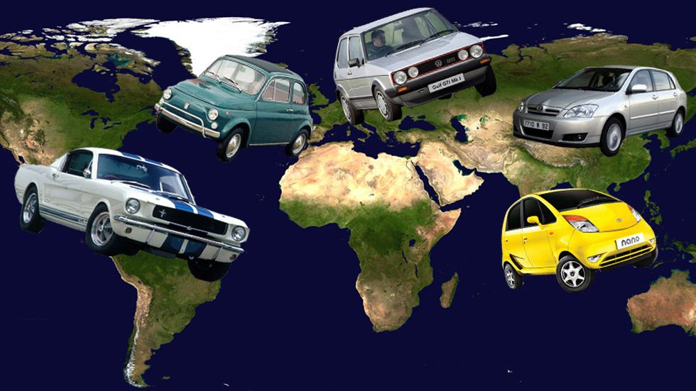10 coches iconos de sus respectivos países