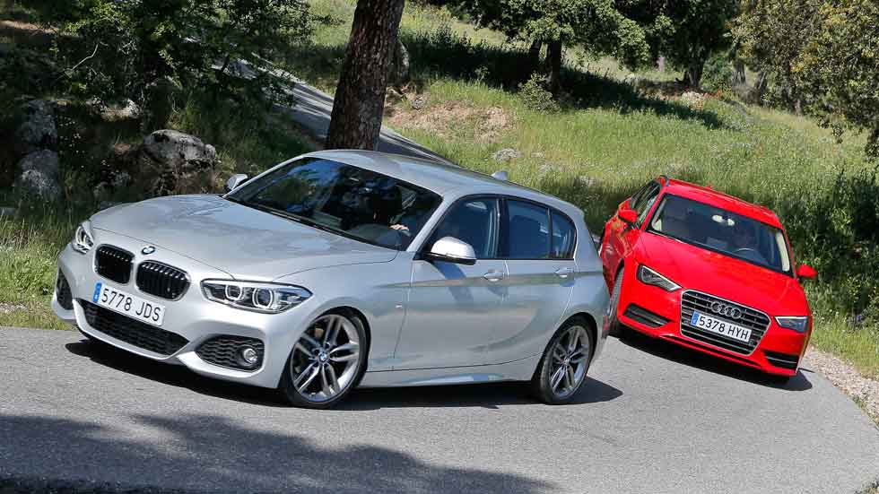 Audi A3 1.6 TDI Ultra contra BMW 116d,  minimalistas
