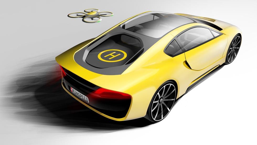 Rinspeed Σtos: autónomo, con dron y pista de aterrizaje