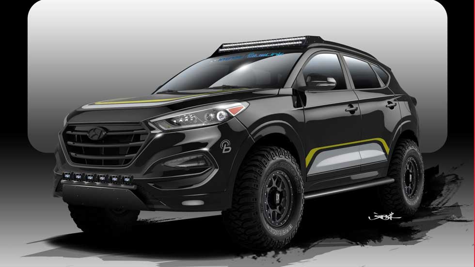 Hyundai Tucson tuning, preparado para el SEMA 2015