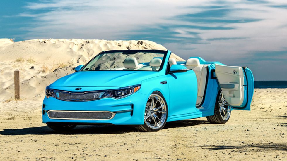 Kia Optima, descapotable y tuneado para el SEMA 2015