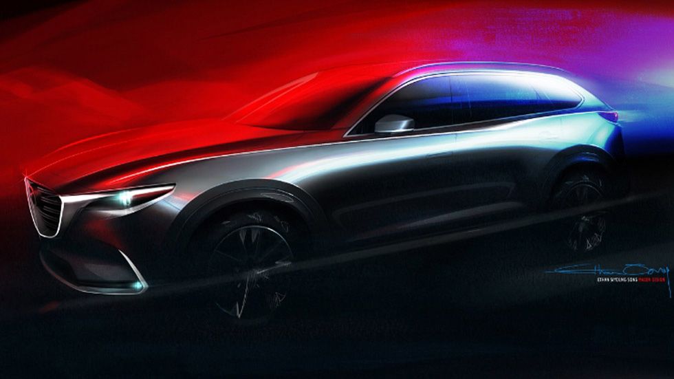 Mazda revela la primera imagen del nuevo CX-9