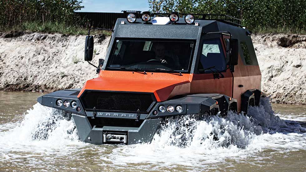 Avtoros Shaman 8x8 ATV: el vehículo anfibio más brutal