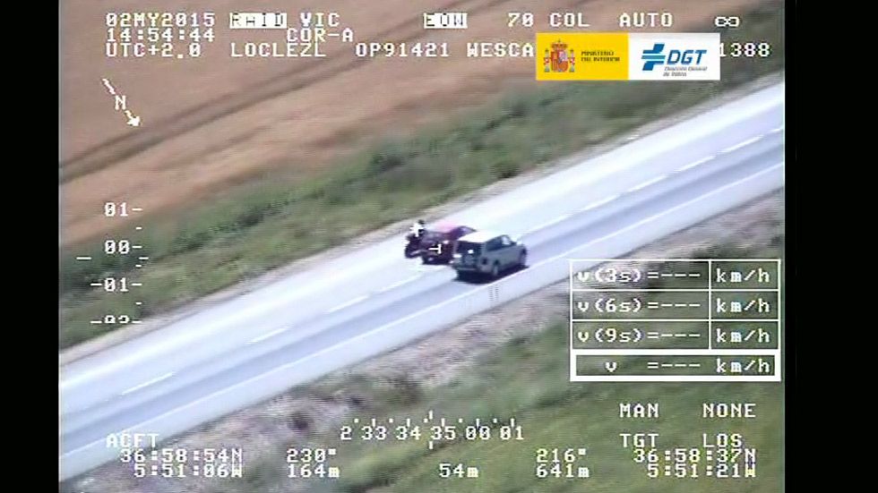 Las multas más habituales del radar de helicóptero Pegasus