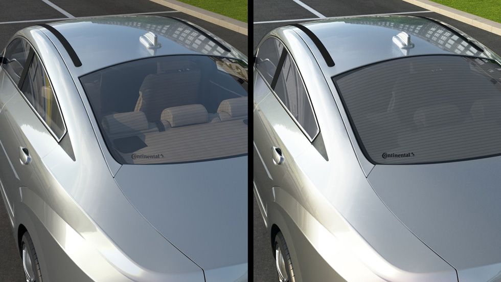 Continental y su nuevo cristal inteligente para el coche