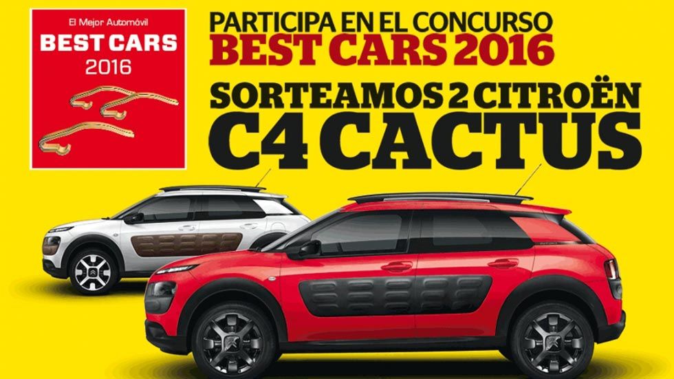 Comienza el año ganando un Citroën C4 Cactus, vota ya en Best Cars 2016