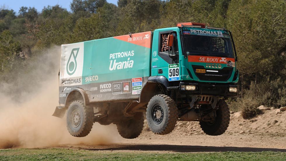 Así es un camión del Dakar