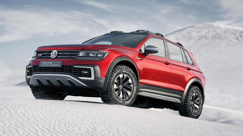 Volkswagen Tiguan GTE Active Concept, híbrido enchufable de tracción total