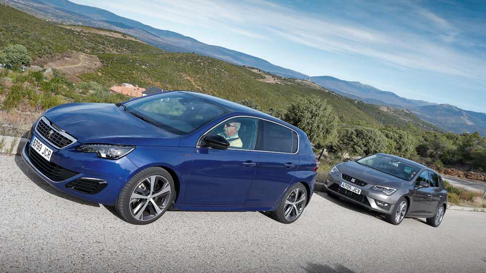 Peugeot 308 GT 2.0 BlueHDI-180 vs Seat León FR 2.0 TDI-184, GTI Diesel Peugeot 308 GT 2.0 BlueHDI-180 vs Seat León FR 2.0 TDI-184, GTI Diesel