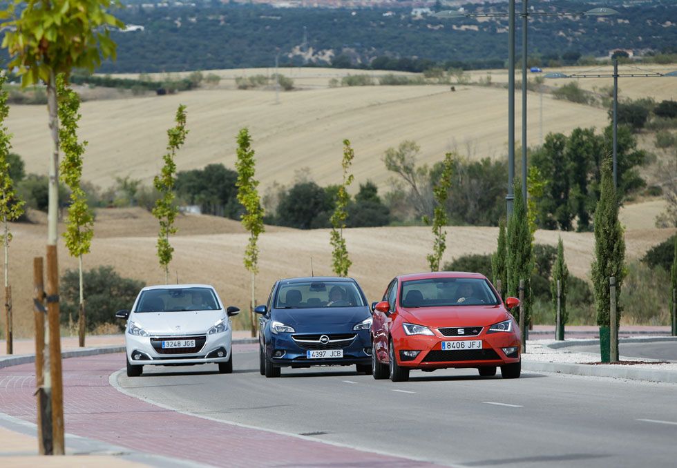 Opel Corsa, Peugeot 208 y Seat Ibiza: los mejores de su clase