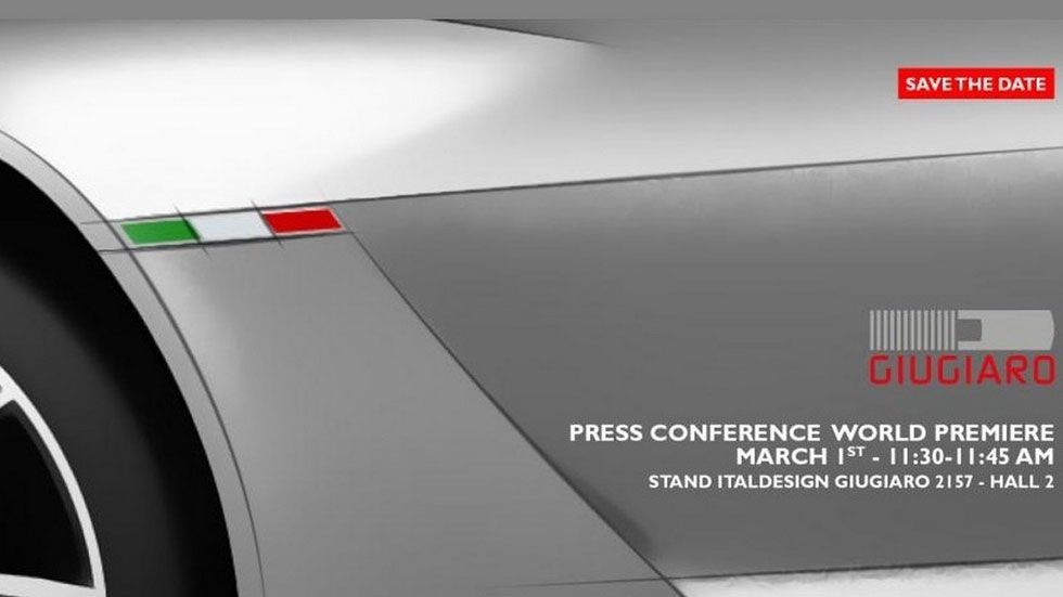 Italdesign Giugiaro confirma un nuevo prototipo en el Salón de Ginebra 2016