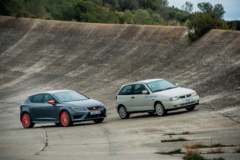 Los coches de la gama deportiva Seat Cupra cumplen 20 años