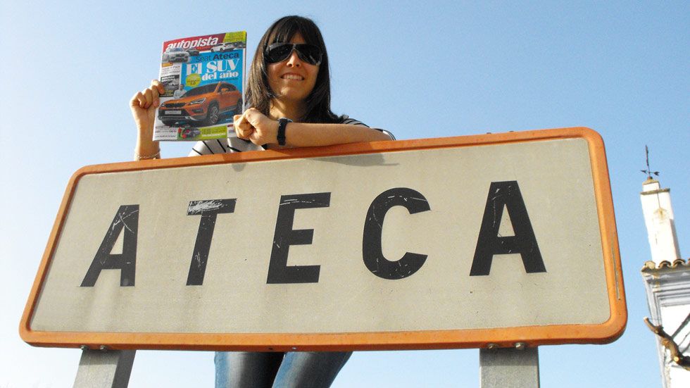 El pueblo de Ateca se vuelca con su coche: el Seat Ateca