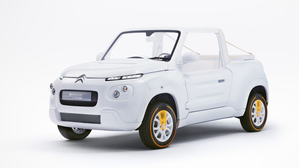 Citroën E-Mehari by Courrèges, complementos de moda