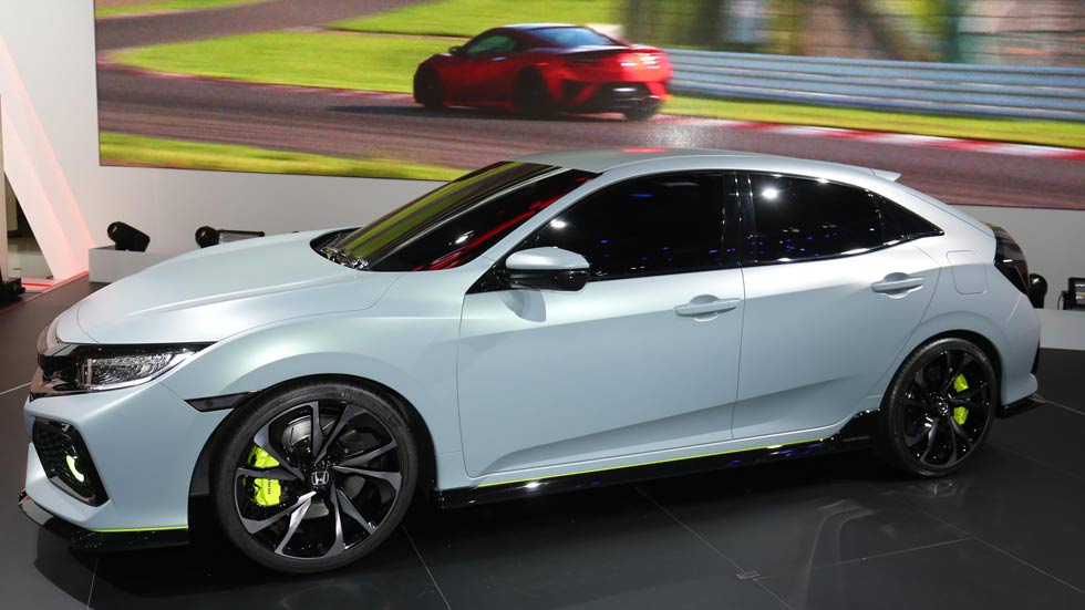 Honda Civic Hatchback Prototype: el Civic 2017, en Ginebra