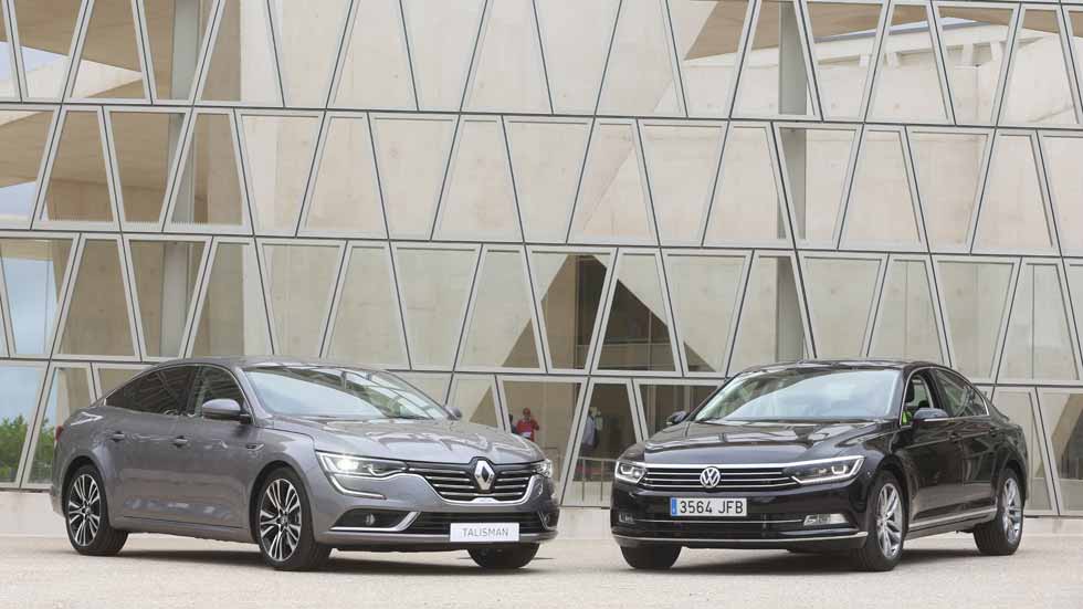 Renault Talisman 1.6 dCi/160 y VW Passat 2.0 TDi/150: duelo en 10 claves