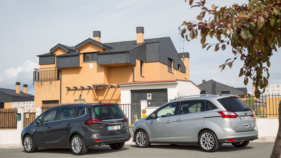 Ford Grand C-Max y Opel Zafira Tourer: monovolúmenes a prueba