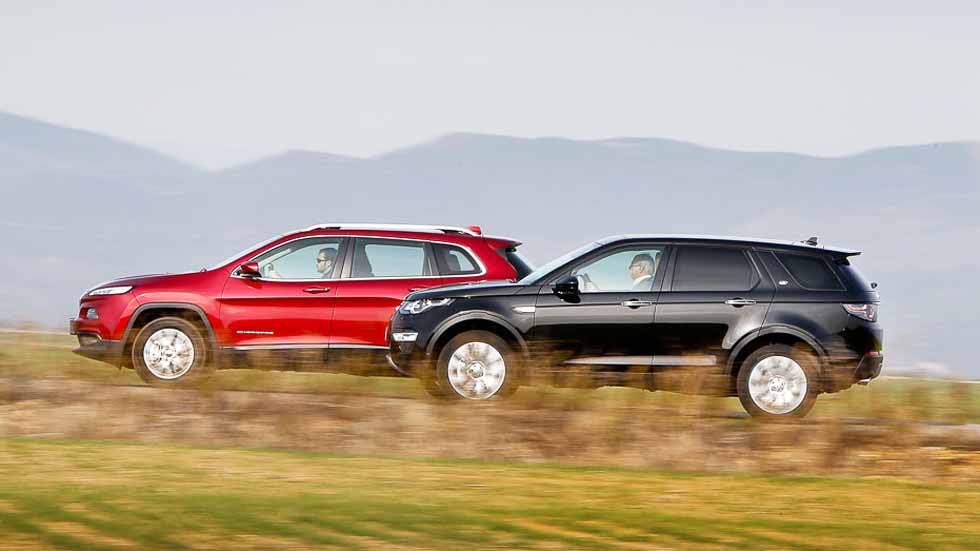 Jeep Cherokee 2.2 MJD-200 Land Rover Discovery Sport 2.0 TD4-180 4x4: superdotados
