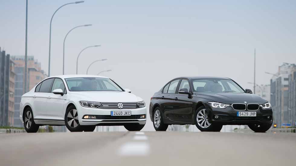 BMW 316d vs VW Passat 1.6 TDI BlueMotion: mínimo consumo