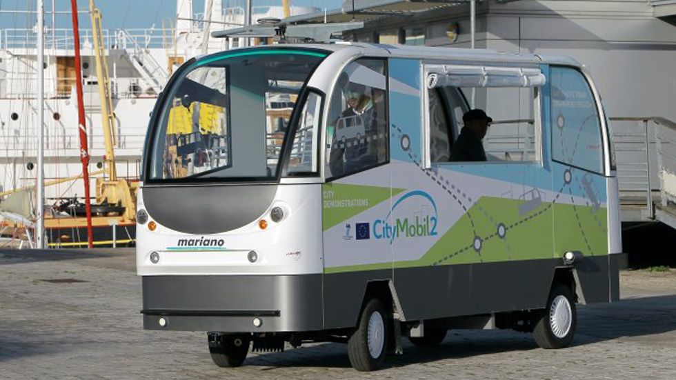 El autobús autónomo, ya en España