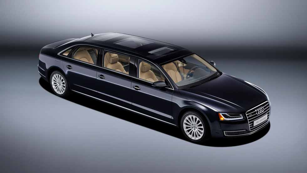 Audi A8 L extended, lujo extremo para 6 pasajeros